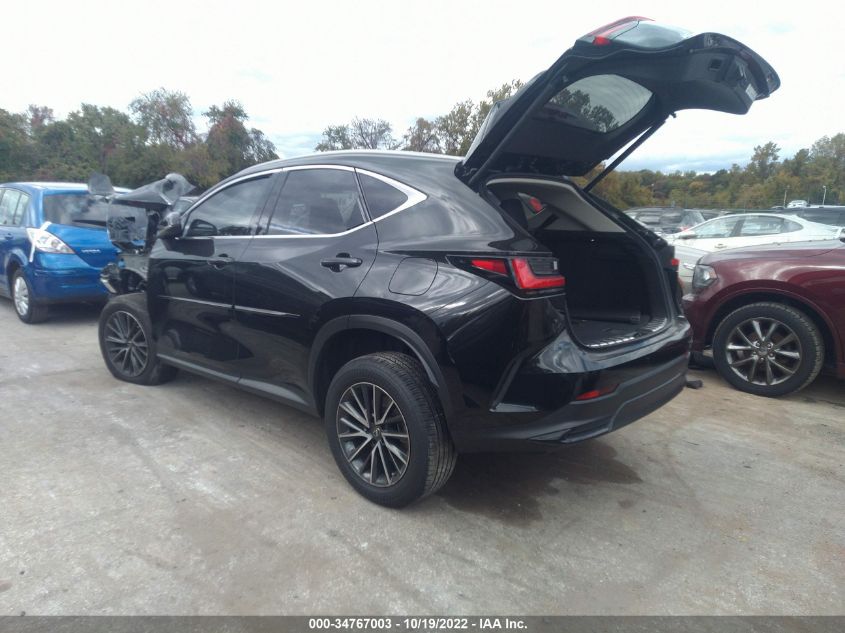 2022 LEXUS NX NX 350 VIN: JTJAGCEZ6N2001302