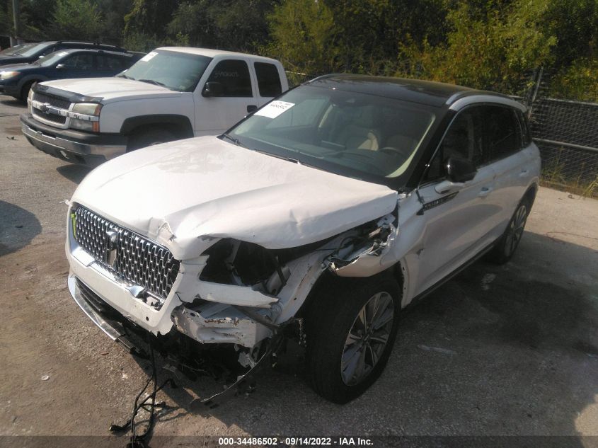 2022 LINCOLN CORSAIR RESERVE VIN: 5LMCJ2D99NUL11160