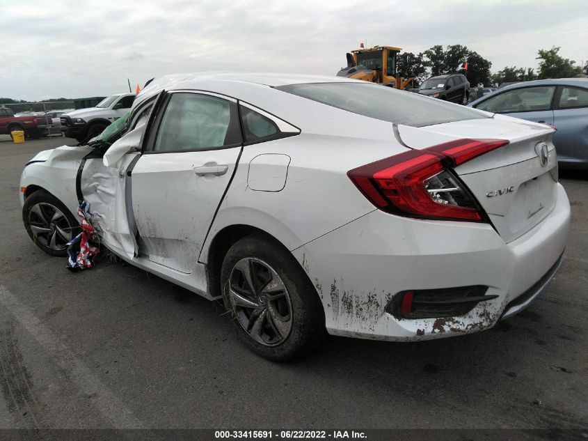 2020 HONDA CIVIC SEDAN LX VIN: 2HGFC2F64LH540929
