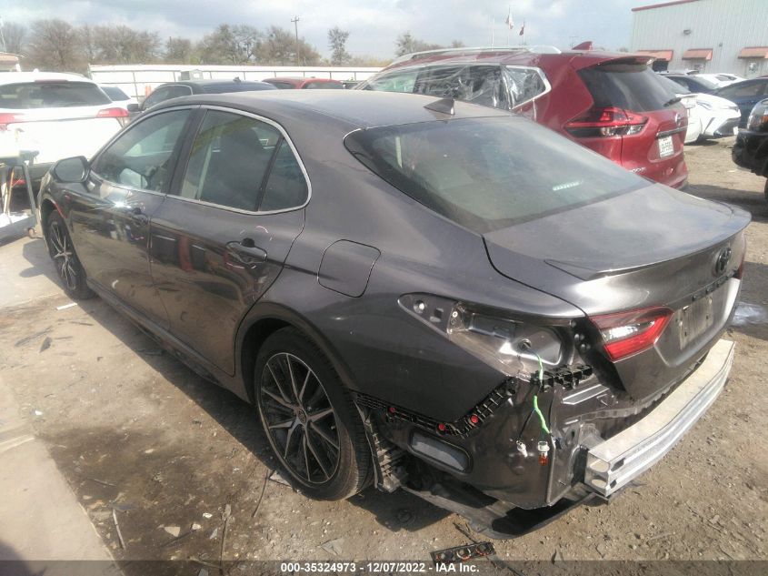 2022 TOYOTA CAMRY SE VIN: 4T1G11AK0NU057778