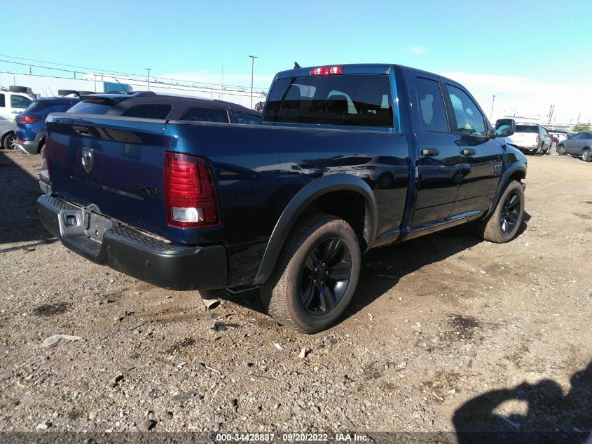 2021 RAM 1500 CLASSIC WARLOCK VIN: 1C6RR7GG2MS562296
