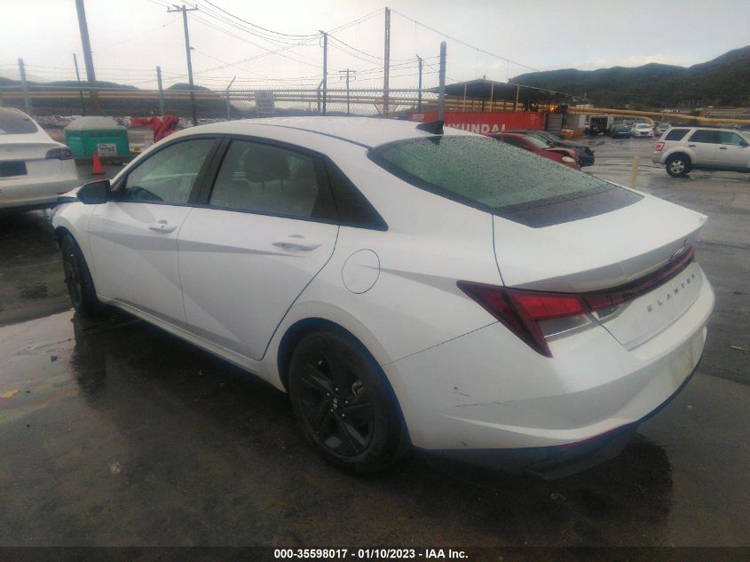 2022 HYUNDAI ELANTRA SEL VIN: 5NPLM4AG8NH055035