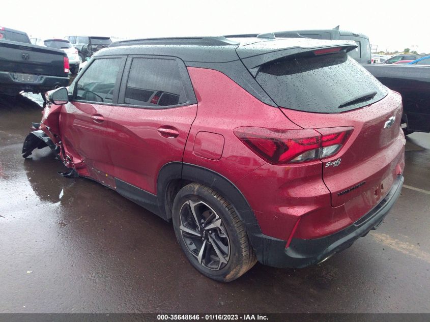 2022 CHEVROLET TRAILBLAZER RS VIN: KL79MTSL1NB046319