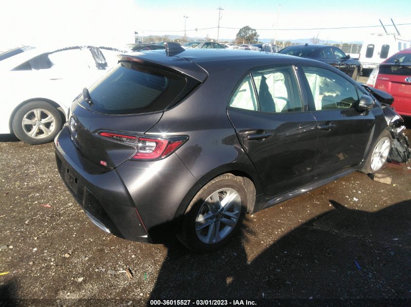 2022 TOYOTA COROLLA HATCHBACK SE/NIGHTSHADE/XSE VIN: JTND4MBE0N3165568