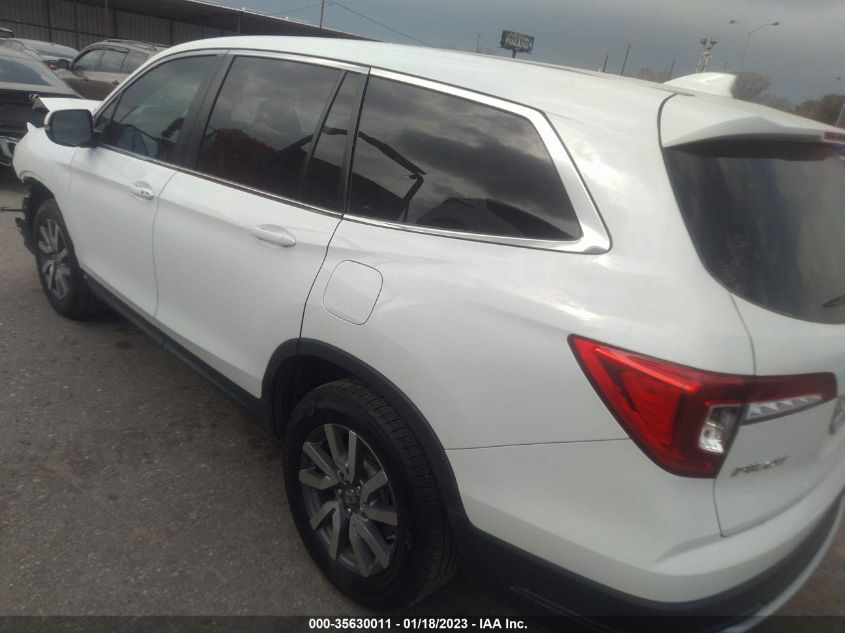 2021 HONDA PILOT EX-L VIN: 5FNYF5H51MB000966