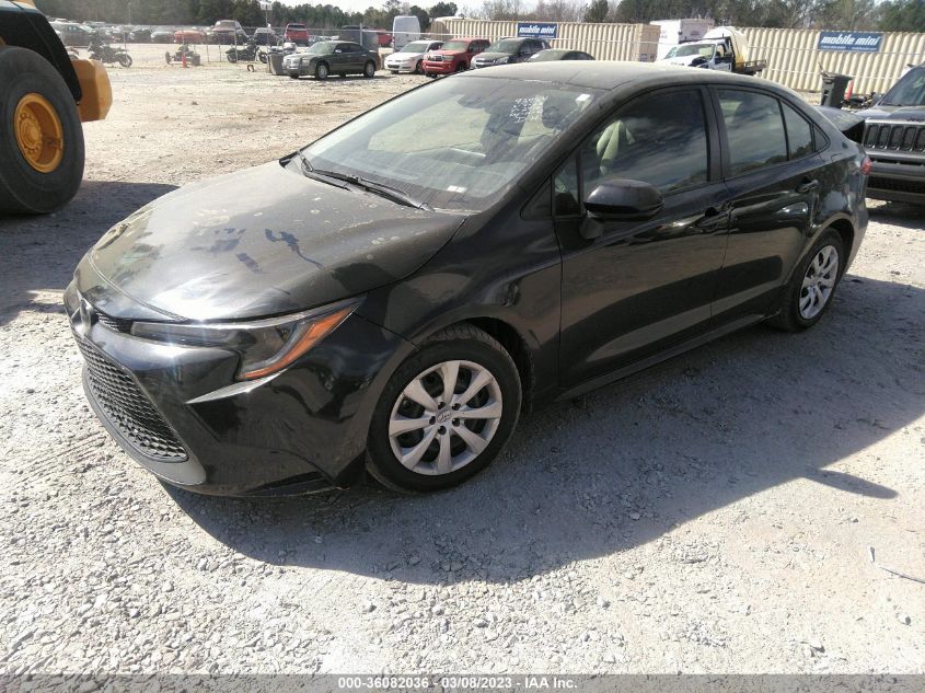 2022 TOYOTA COROLLA LE VIN: JTDEPMAE4NJ222416