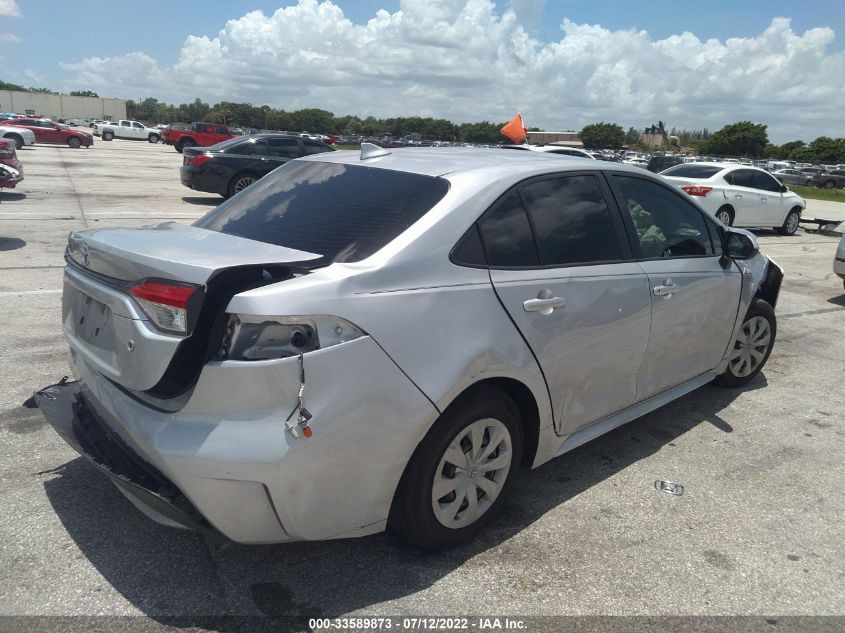 2021 TOYOTA COROLLA L VIN: JTDDPMAEXMJ122234