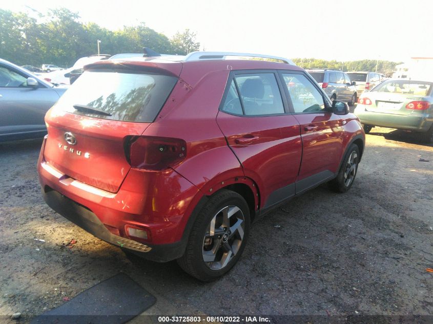 2022 HYUNDAI VENUE SEL VIN: KMHRC8A33NU143834