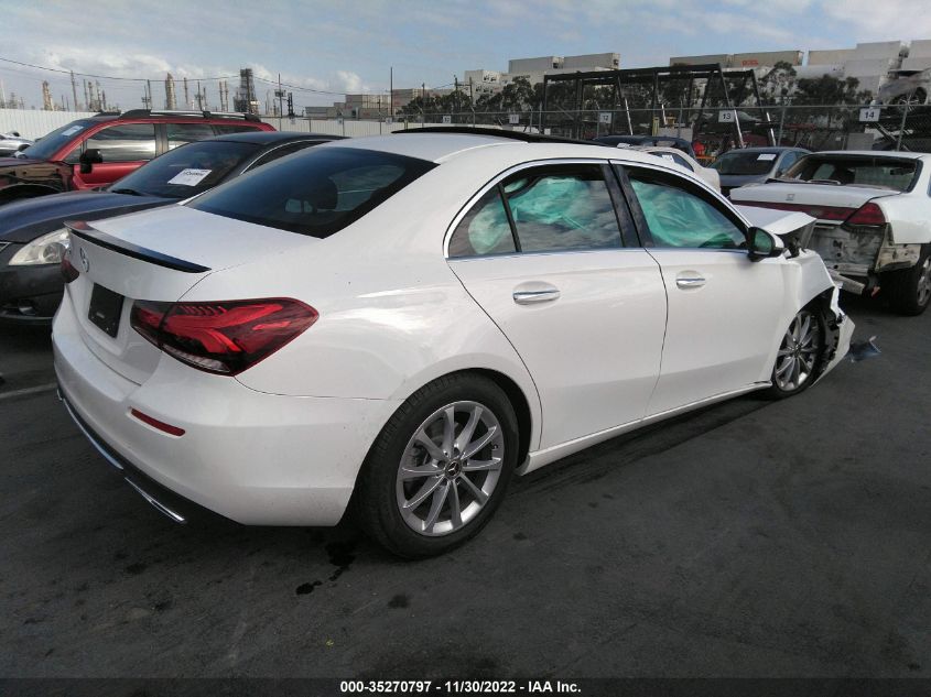 2021 MERCEDES-BENZ A-CLASS A 220 VIN: W1K3G4EBXMJ268408