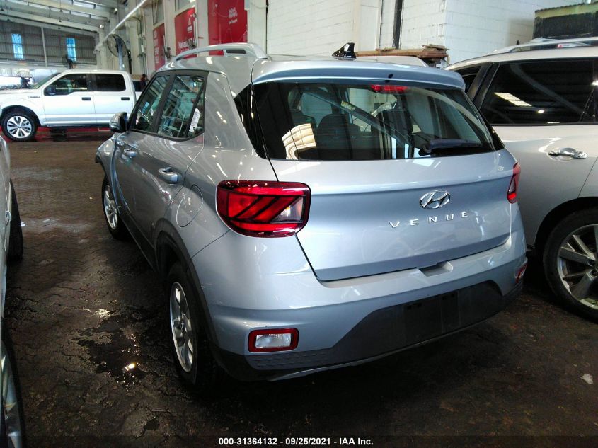 2021 HYUNDAI VENUE PREFERRED VIN: 000RC8A32MU068008