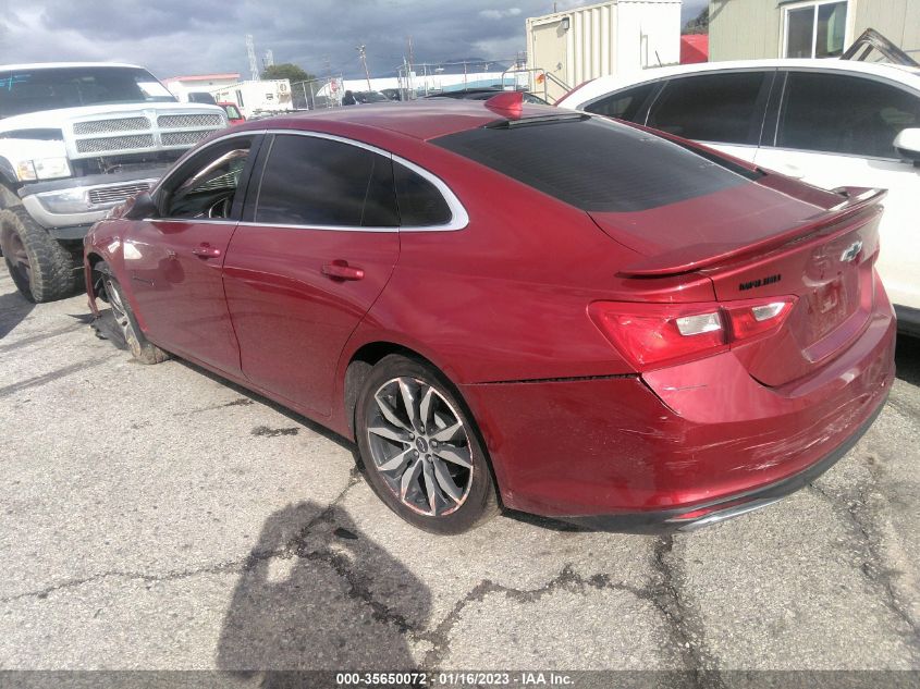 2022 CHEVROLET MALIBU RS VIN: 1G1ZG5ST5NF106190