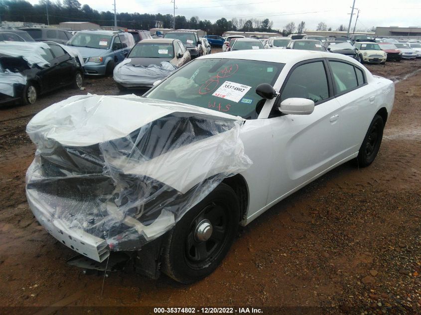 2021 DODGE CHARGER POLICE VIN: 2C3CDXAT4MH523210