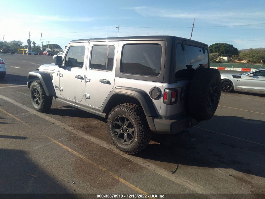 2021 JEEP WRANGLER UNLIMITED WILLYS VIN: 1C4HJXDG1MW715114