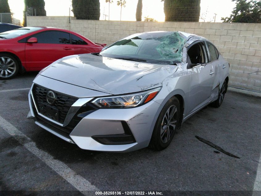 2021 NISSAN SENTRA SV VIN: 3N1AB8CV0MY229071