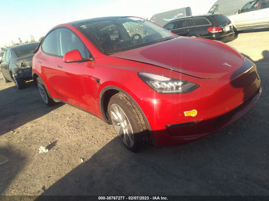 2022 TESLA MODEL Y LONG RANGE VIN: 7SAYGDEE3NF393885