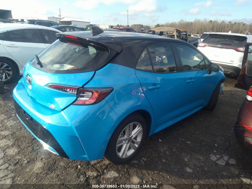 2022 TOYOTA COROLLA HATCHBACK SE/NIGHTSHADE/XSE VIN: JTND4MBE5N3189509