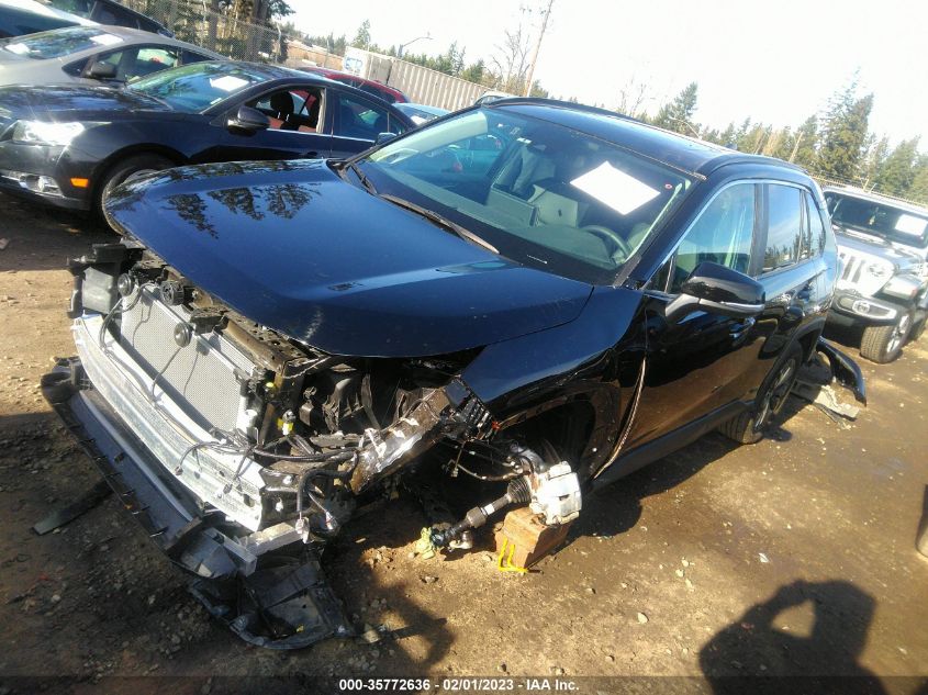 2022 TOYOTA RAV4 HYBRID XLE PREMIUM VIN: 2T3B6RFV3NW033480