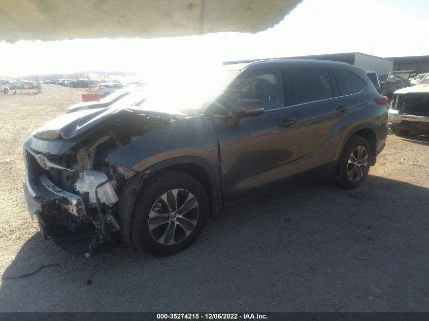 2021 TOYOTA HIGHLANDER XLE VIN: 5TDGZRBH1MS143506