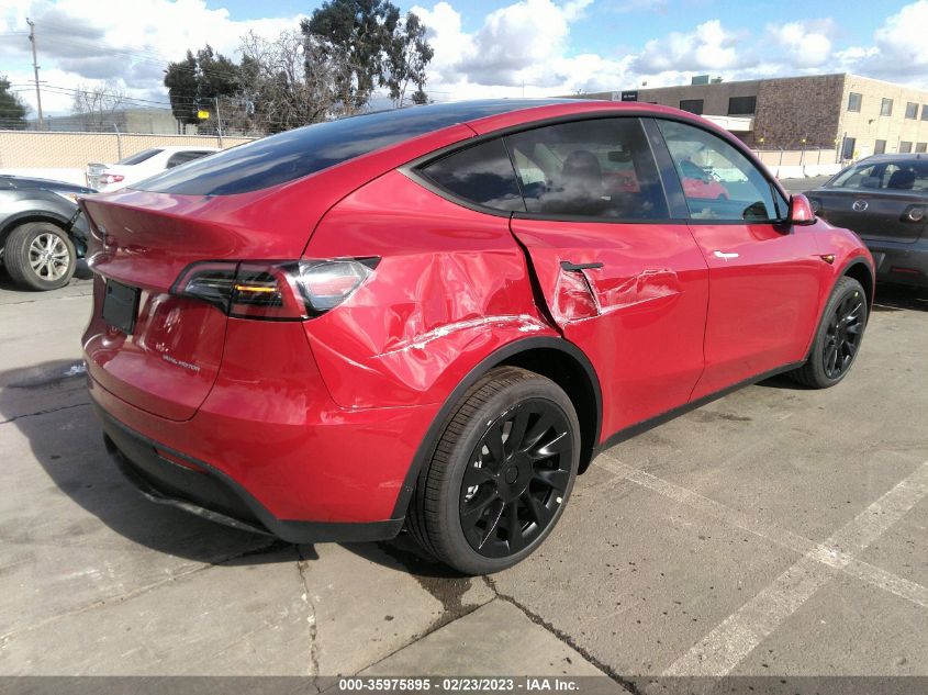 2023 TESLA MODEL Y LONG RANGE VIN: 7SAYGDEE4PF617846