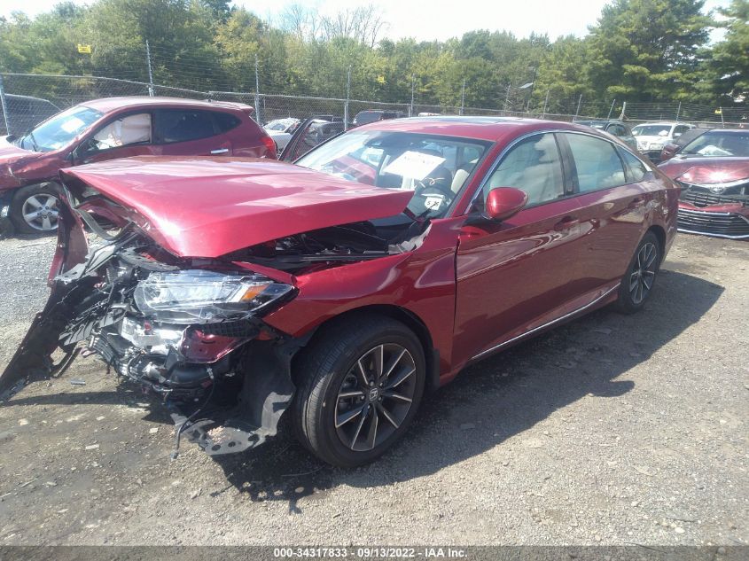 2021 HONDA ACCORD SEDAN EX-L VIN: 1HGCV1F58MA061461