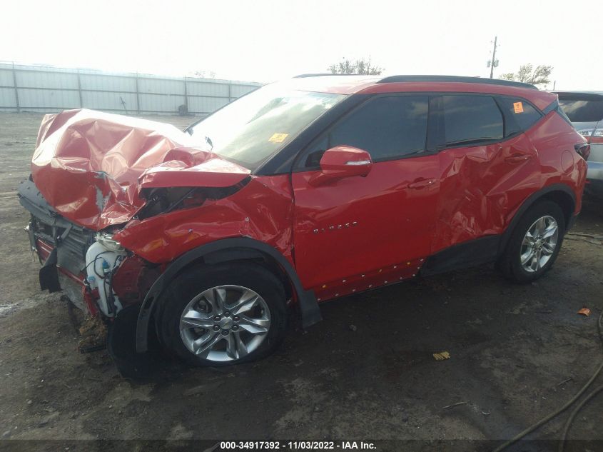 2020 CHEVROLET BLAZER LT VIN: 3GNKBBRA3LS587342