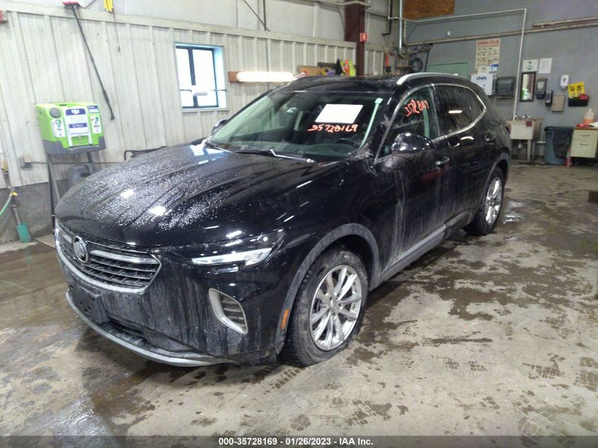 2021 BUICK ENVISION PREFERRED VIN: LRBFZMR40MD170885