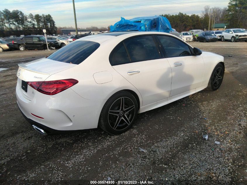 2022 MERCEDES-BENZ C-CLASS C 300 VIN: W1KAF4HB1NR048647