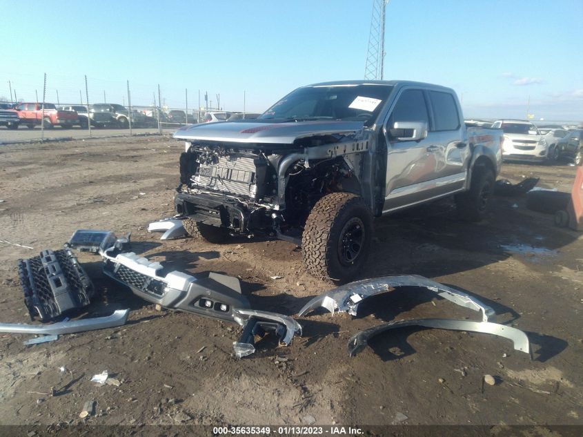 2022 FORD F-150 RAPTOR VIN: 1FTFW1RG1NFA84218