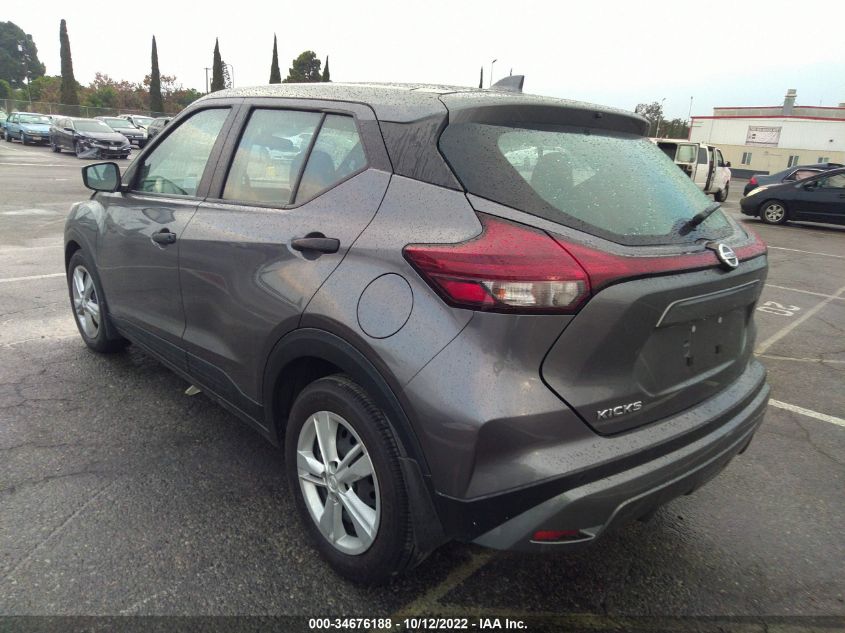 2021 NISSAN KICKS S VIN: 3N1CP5BVXML484236