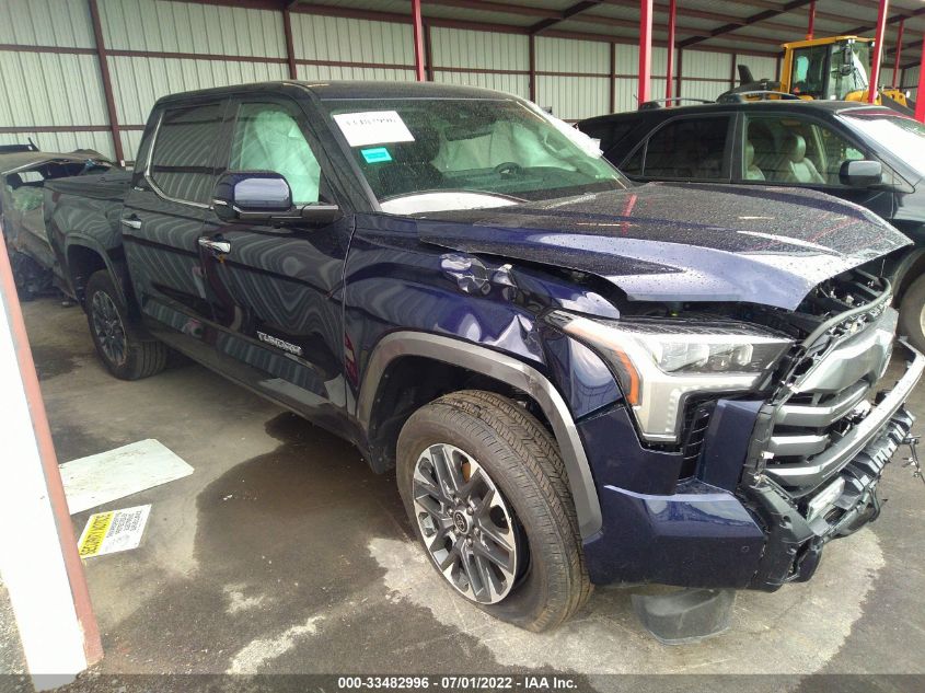 2022 TOYOTA TUNDRA 4WD LIMITED VIN: 5TFJA5DB6NX033237