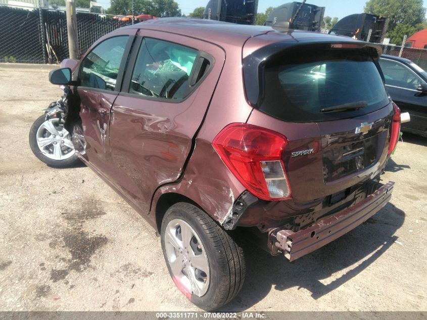 2021 CHEVROLET SPARK LS VIN: KL8CB6SA9MC700533