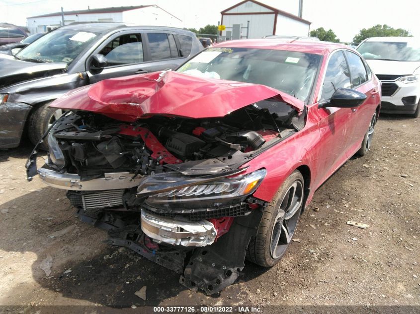 2021 HONDA ACCORD SEDAN SPORT SE VIN: 1HGCV1F44MA058046