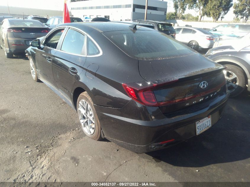2022 HYUNDAI SONATA SEL VIN: KMHL64JA0NA205700