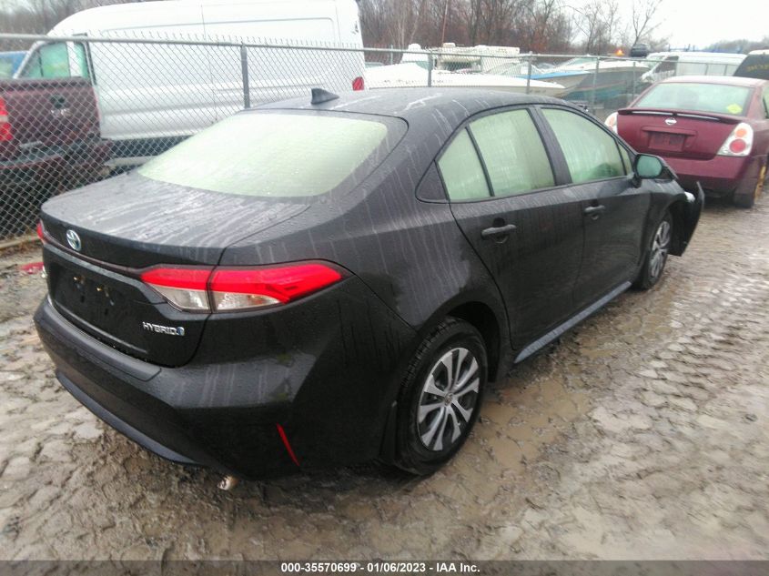 2022 TOYOTA COROLLA HYBRID LE VIN: JTDEAMDE8NJ044426