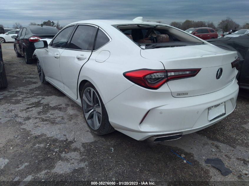2021 ACURA TLX W/ADVANCE PACKAGE VIN: 19UUB6F60MA004397