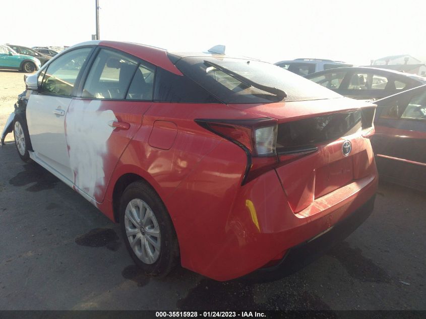 2022 TOYOTA PRIUS L VIN: JTDKAMFU6N3153236