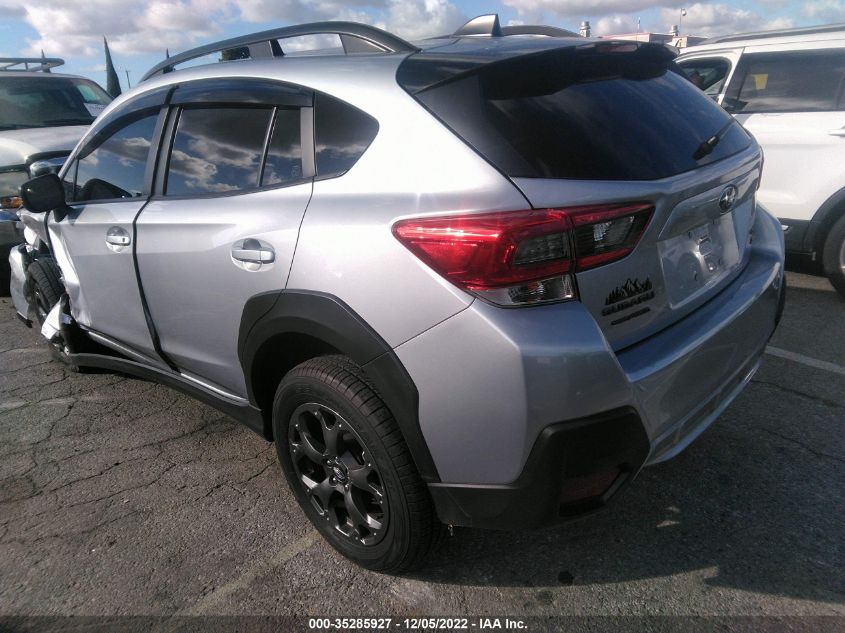 2022 SUBARU CROSSTREK SPORT VIN: JF2GTHSC7NH286273