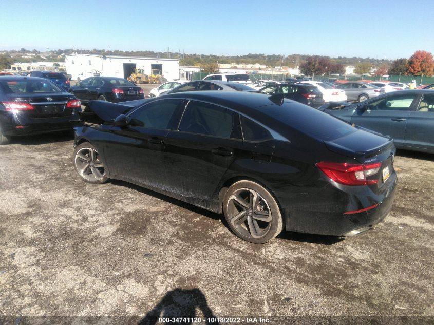2022 HONDA ACCORD SEDAN SPORT VIN: 1HGCV1F37NA031464