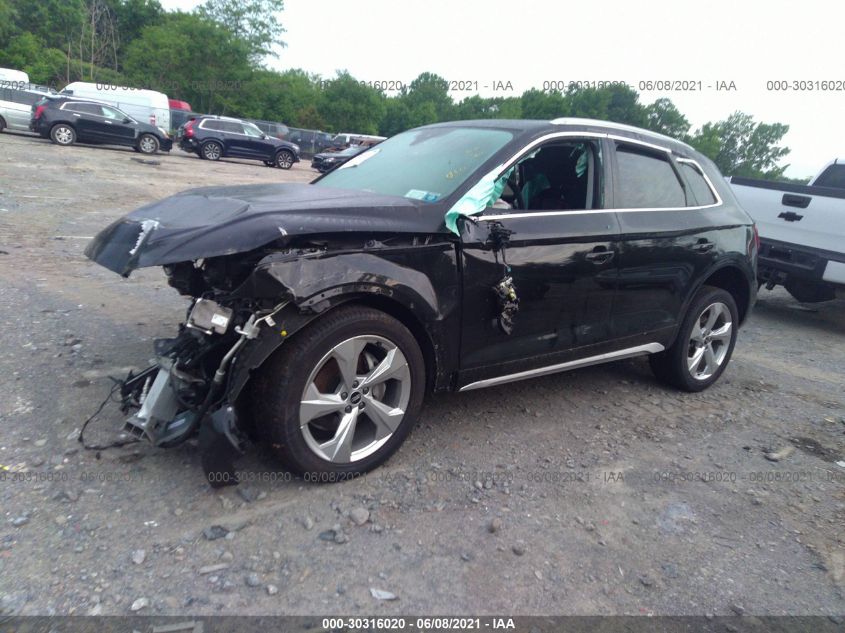 2021 AUDI Q5 PREMIUM PLUS VIN: WA1BAAFY4M2032074