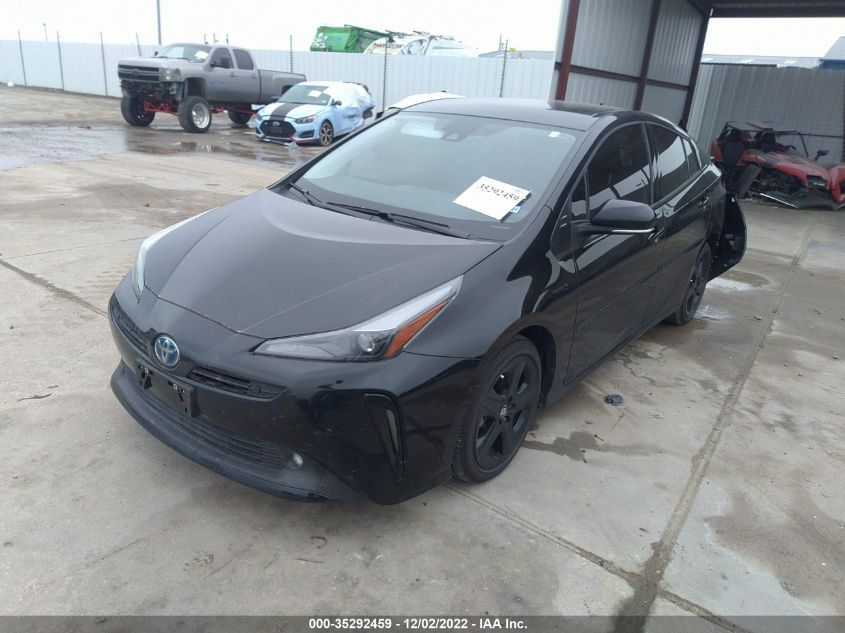 2022 TOYOTA PRIUS L VIN: JTDKAMFU8N3172841