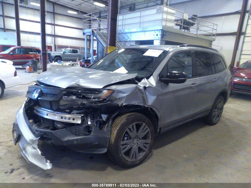 2022 HONDA PILOT SPORT VIN: 5FNYF6H35NB079676