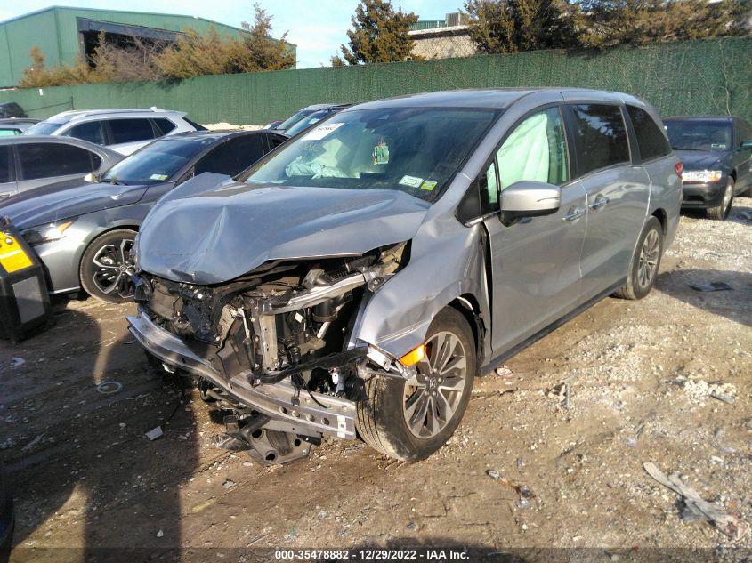 2021 HONDA ODYSSEY EX-L VIN: 5FNRL6H71MB037150