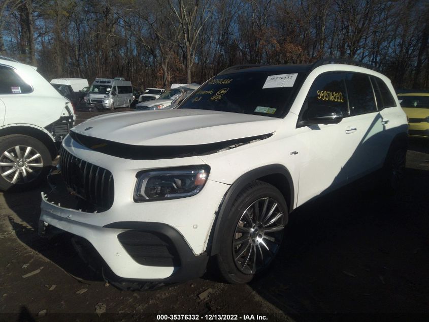 2021 MERCEDES-BENZ GLB AMG GLB 35 VIN: W1N4M5BB9MW108128