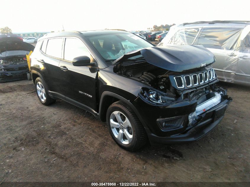 2020 JEEP COMPASS LATITUDE VIN: 3C4NJCBB0LT169445