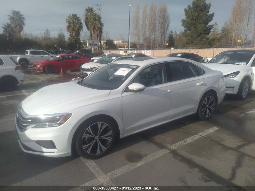 2021 VOLKSWAGEN PASSAT 2.0T SE VIN: 1VWSA7A38MC013409
