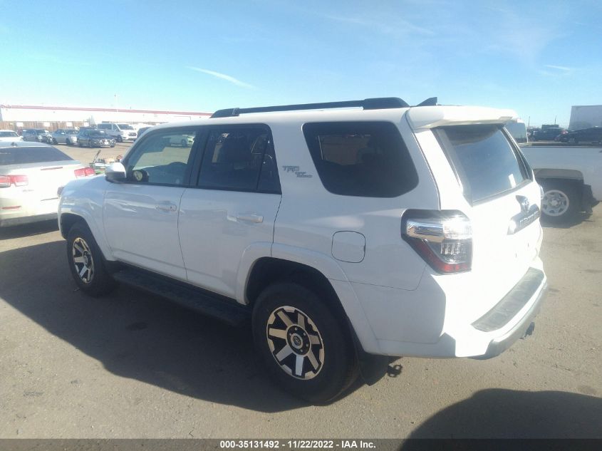 2021 TOYOTA 4RUNNER TRD OFF ROAD VIN: JTEPU5JR8M5936790