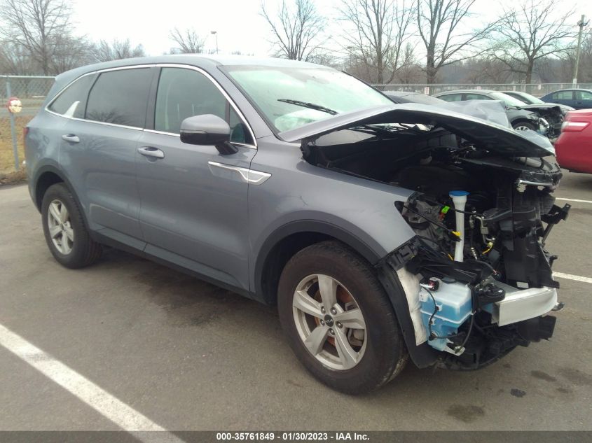 2022 KIA SORENTO LX VIN: 5XYRGDLC2NG097994