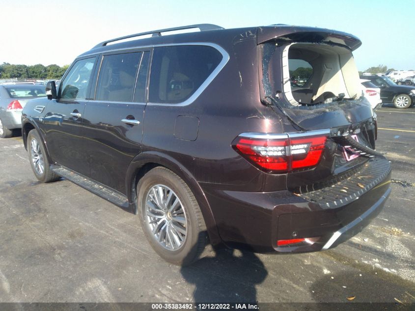 2021 NISSAN ARMADA SL VIN: JN8AY2BA2M9370841