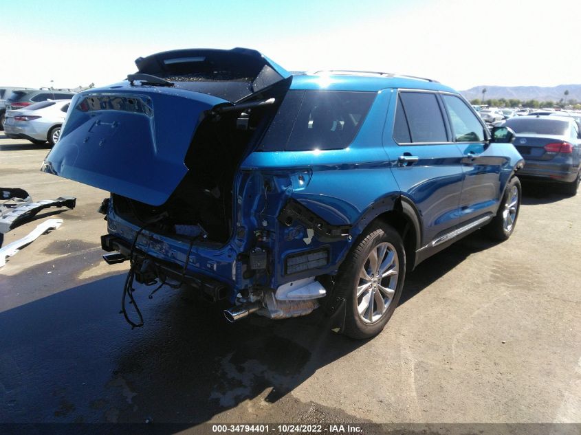 2022 FORD EXPLORER LIMITED VIN: 1FMSK7FH9NGA90185