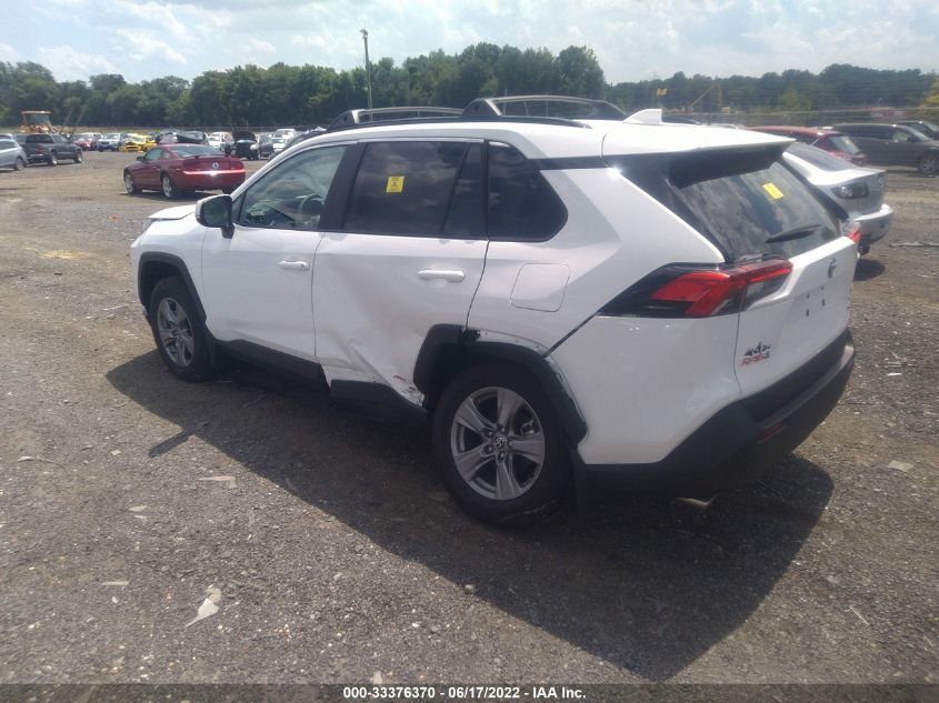 2022 TOYOTA RAV4 HYBRID XLE VIN: 4T3RWRFV2NU059518